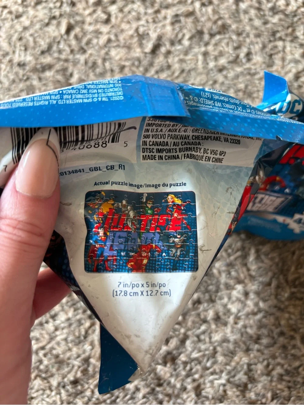 DC Justice League Mini Puzzle Packs - Blue and Red Artwork